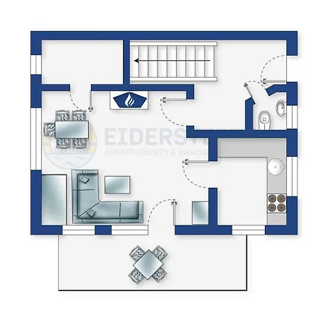 Haushaelfte 24 Id 164 Ferienhaus Sankt Peter-Ording
